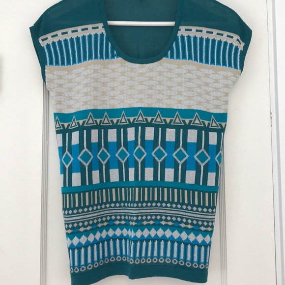 Benetton Linen Blend Sleeveless Sweater - Picture 1 of 10